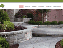 Tablet Screenshot of mahoneylandscaping.com